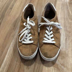 Beige Tennis Sneaker Woman's Size 6 1/2- 7